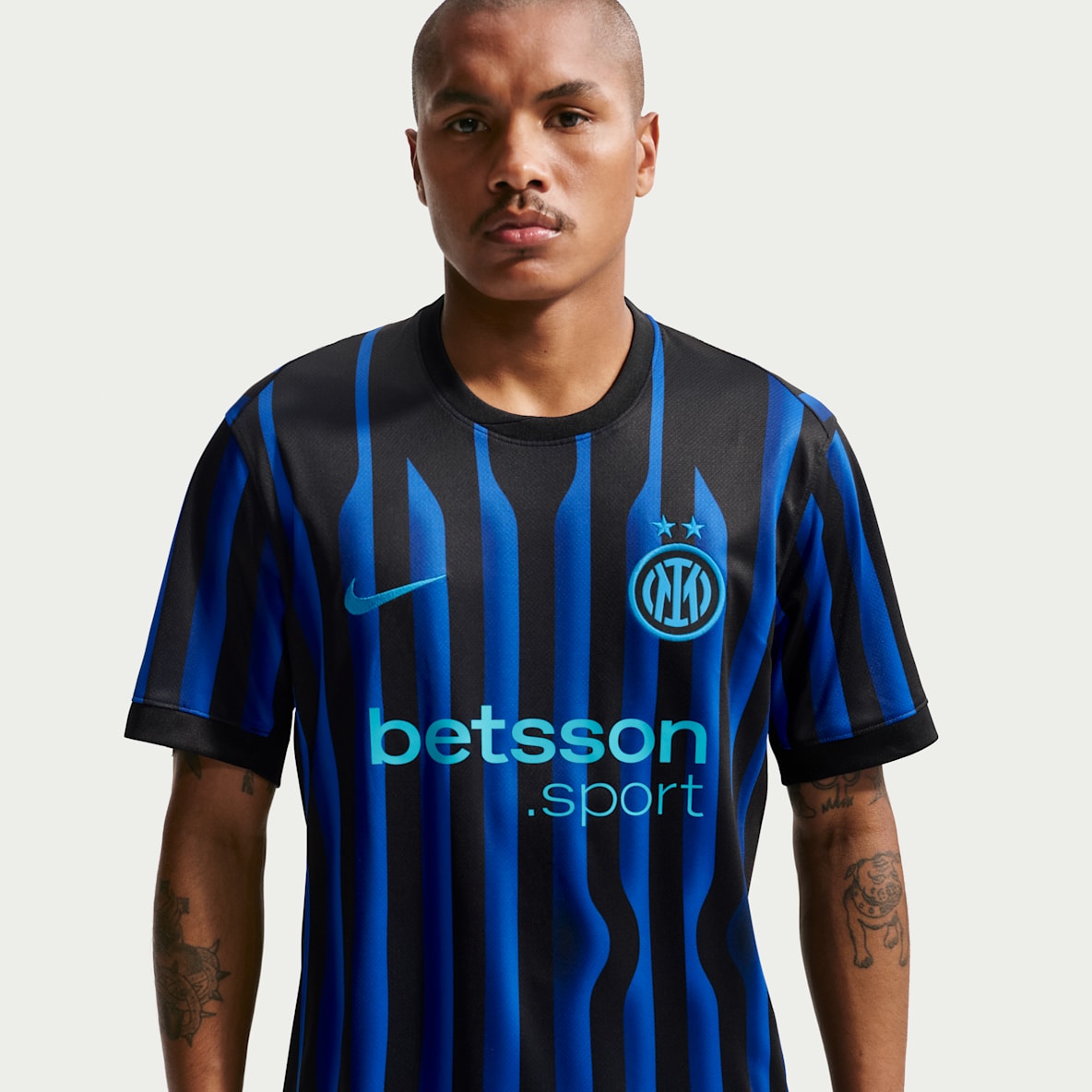 Inter Milan 2025/26 Stadium Home Men's Nike Dri-FIT Football Replica Shirt