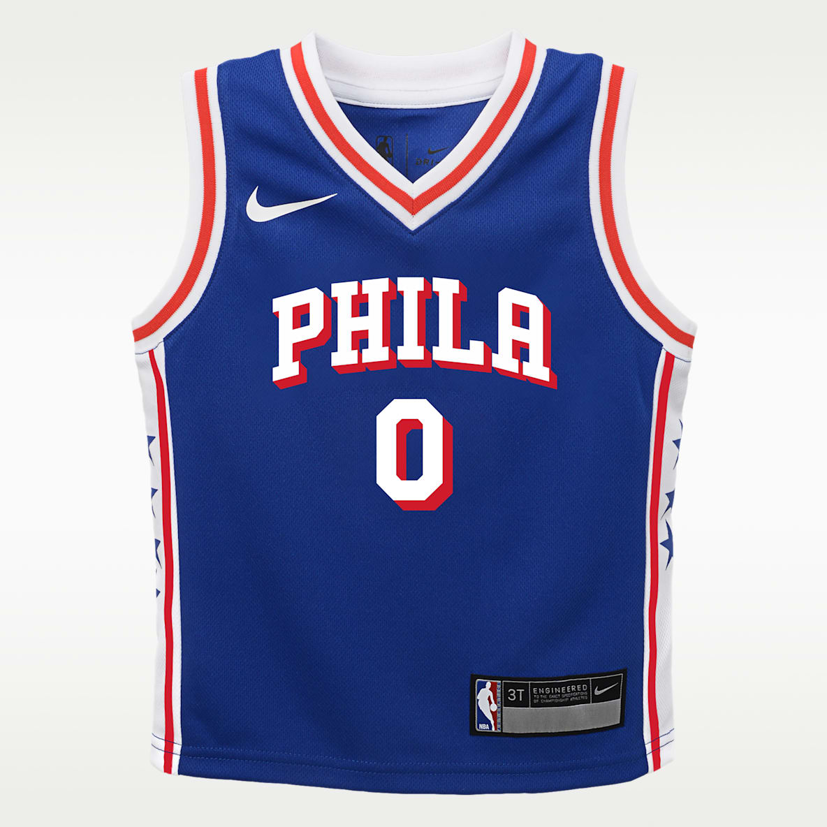 Tyrese Maxey Philadelphia 76ers Icon Edition Little Kids' Nike NBA Replica Jersey
