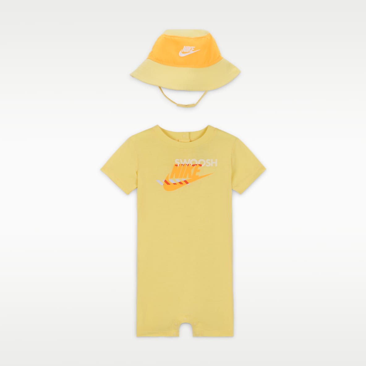 Nike Sportswear PE Baby (12–24M) Romper and Bucket Hat Set