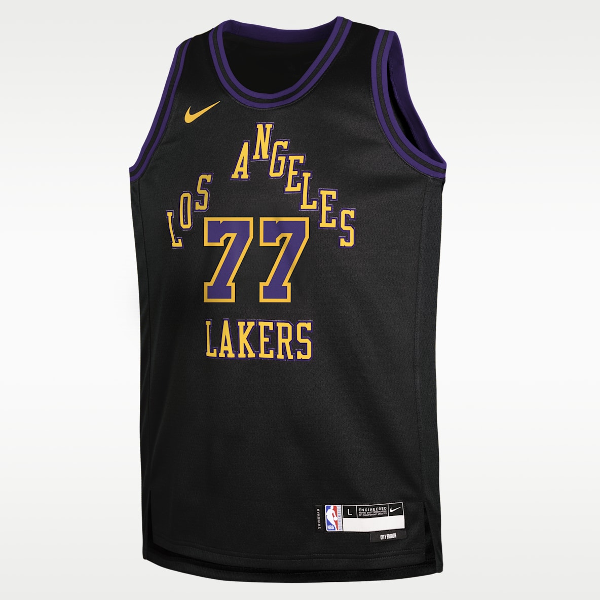 Luka Dončić Los Angeles Lakers City Edition Big Kids' Nike NBA Swingman Jersey