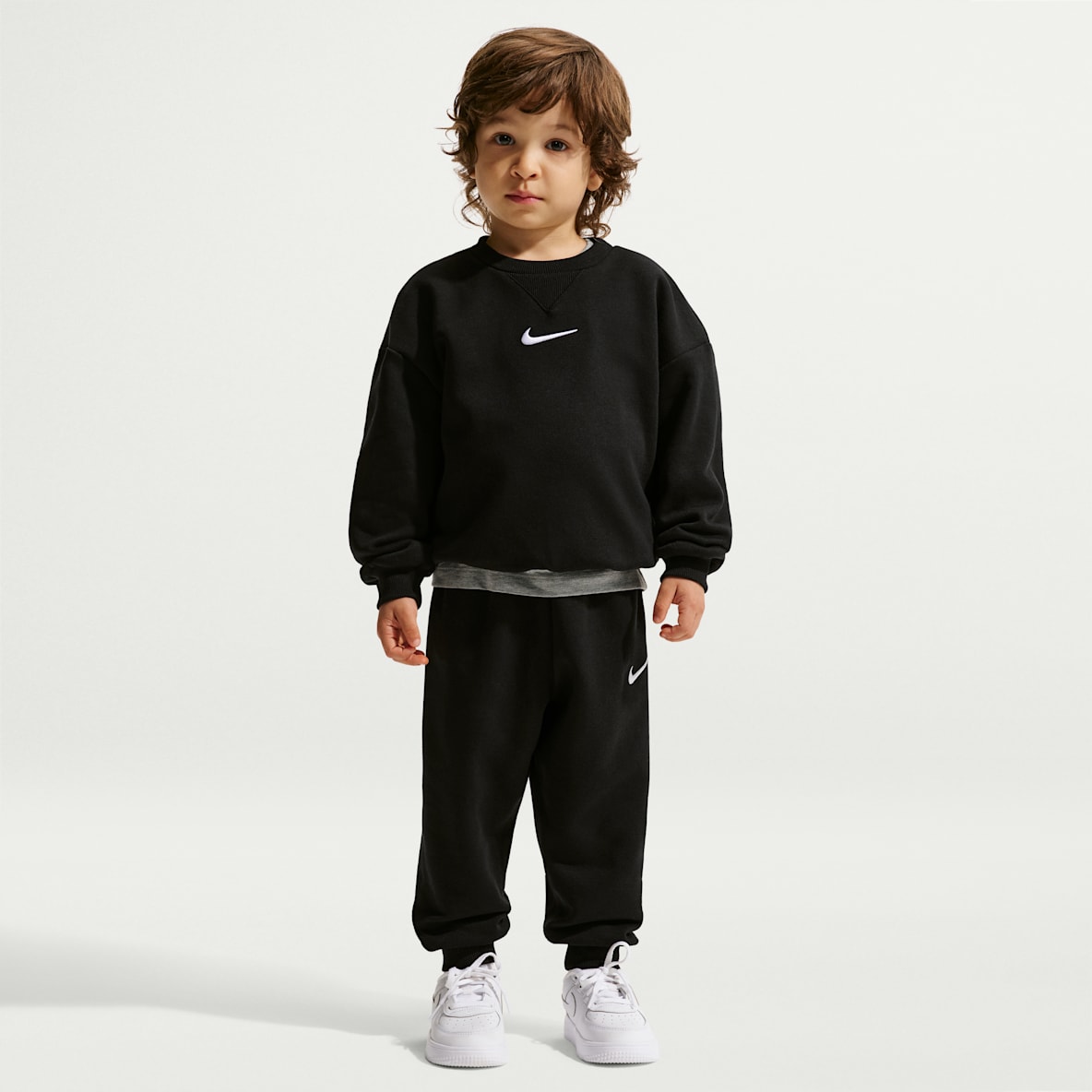 Nike Essentials Dwuczęściowy zestaw dla małych dzieci z dzianinową bluzą