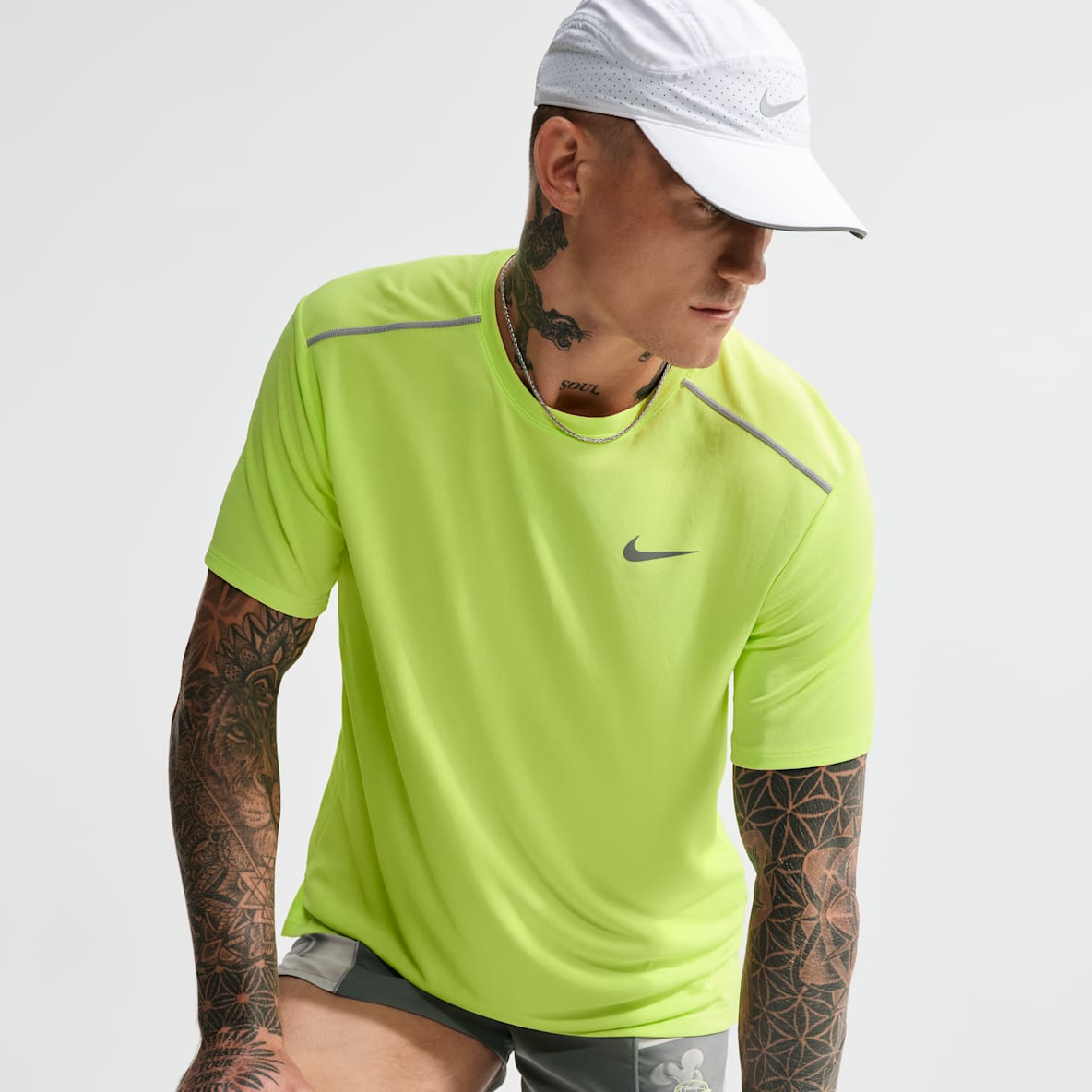 Nike Miler Pánské běžecké tričko Dri-FIT s krátkým rukávem