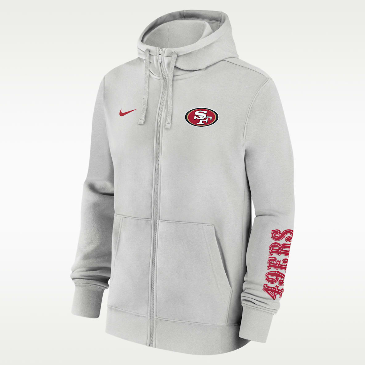 San Francisco 49ers Club Men's Nike NFL Full-Zip Hoodie