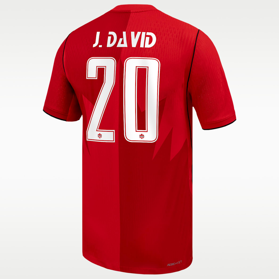 Jonathan David Canada Soccer 2026 Match Home Men's Nike Dri-FIT ADV Soccer Jersey