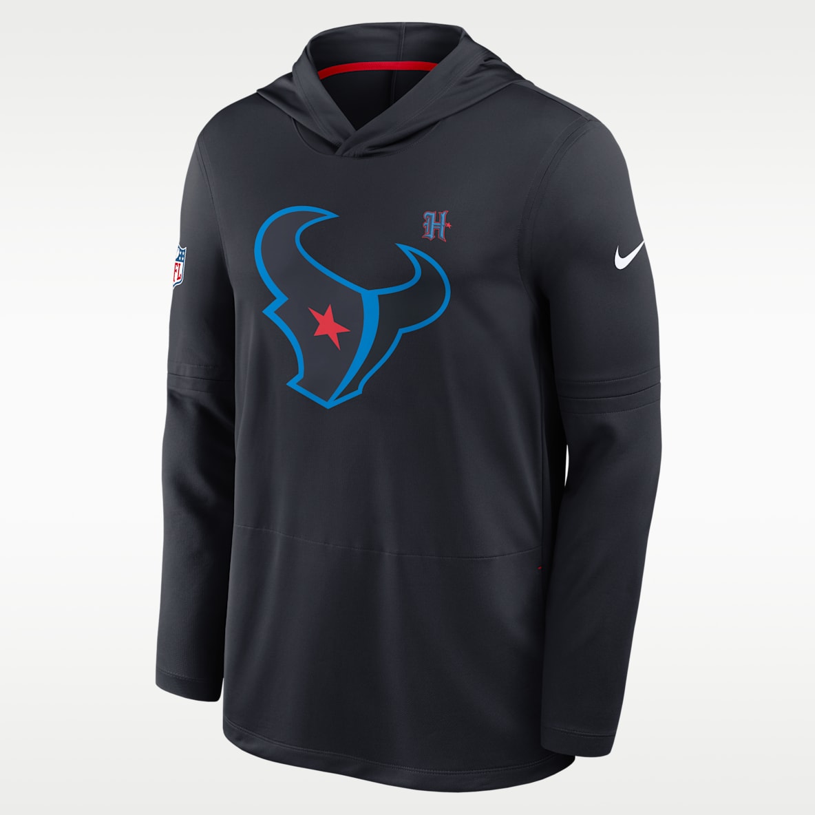Houston Texans Alt Playera de manga larga Nike Dri-FIT de la NFL con gorro para hombre