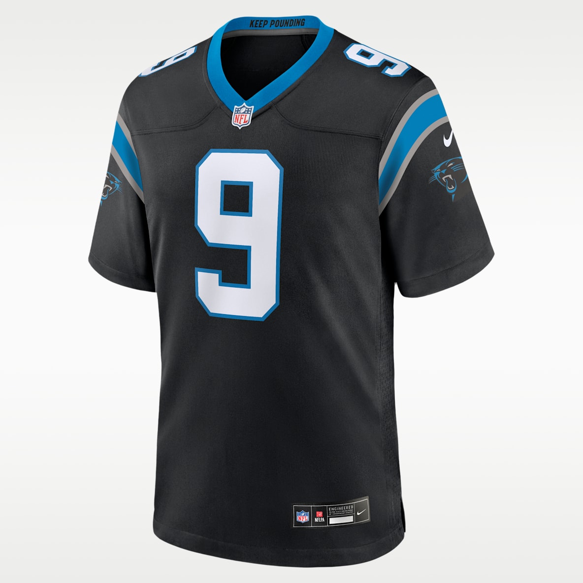Bryce Young Carolina Panthers Jersey de fútbol americano Nike de la NFL Game para hombre