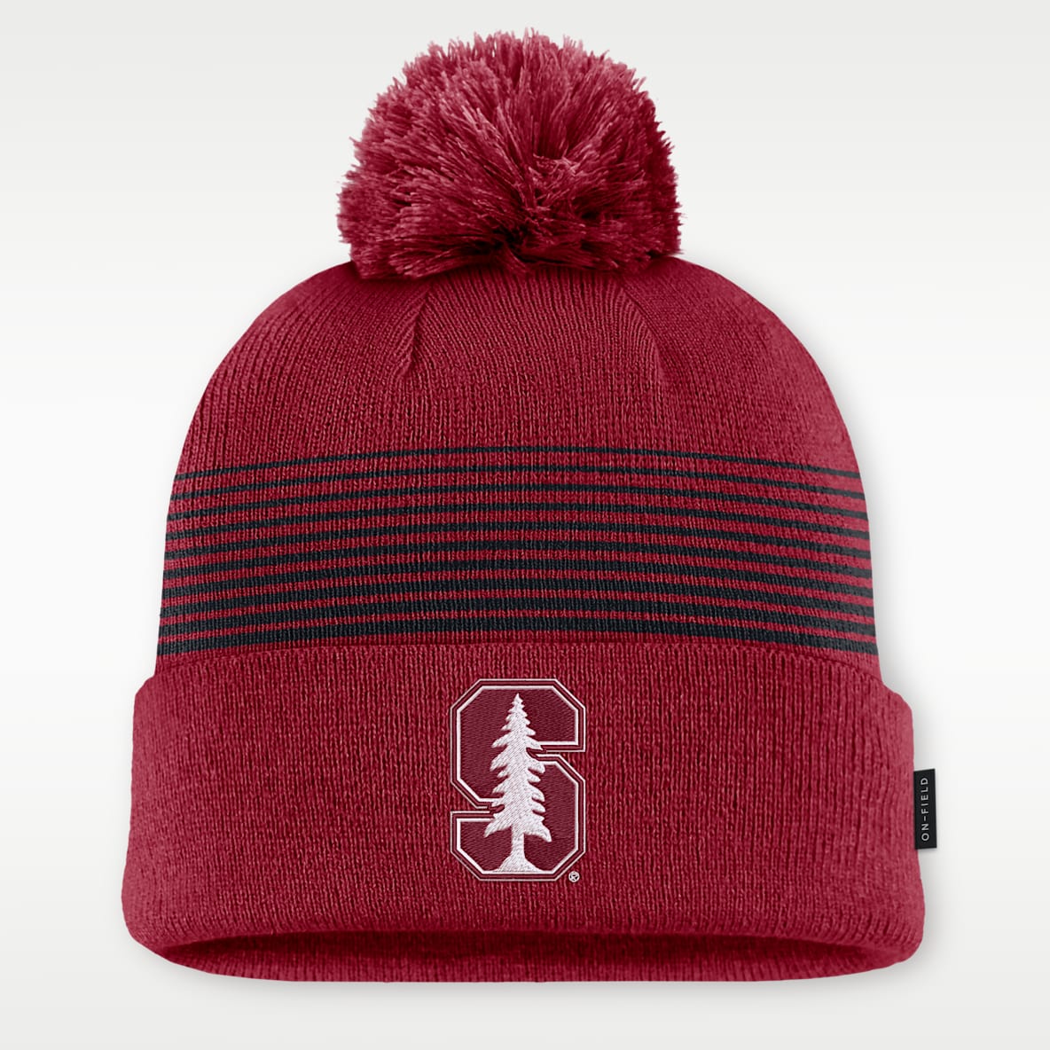 Stanford Sideline Peak Men's Nike College Cuffed Pom Beanie