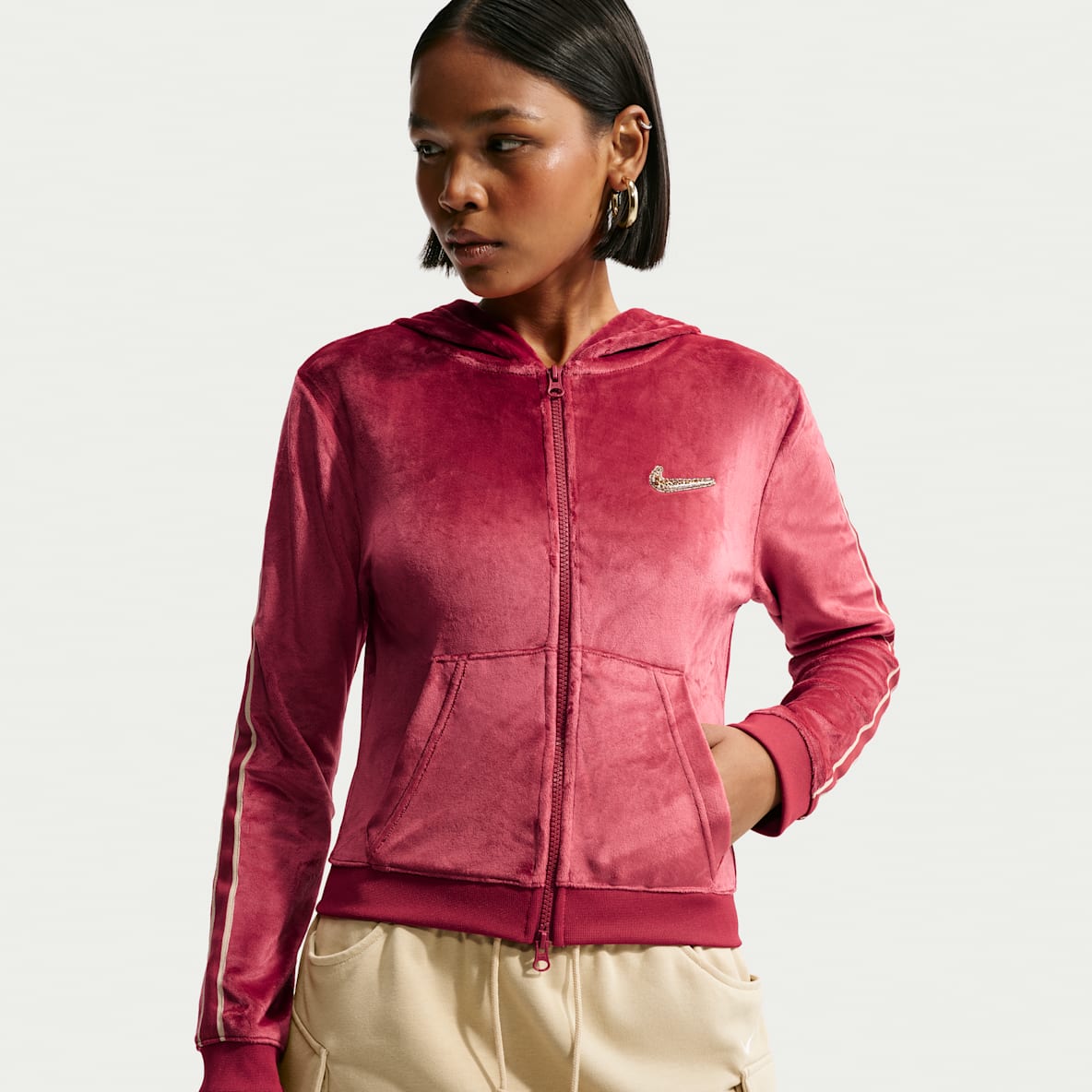 Nike Sportswear Haut à capuche et entièrement zippé pour Femme