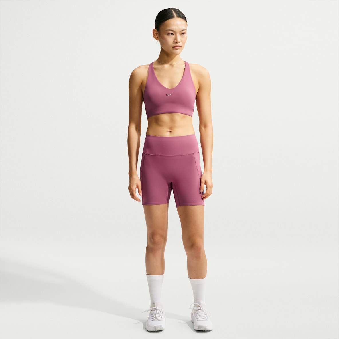 Nike Universa Women's High-Waisted 12.5cm (approx.) Biker Shorts with No Front Seam
