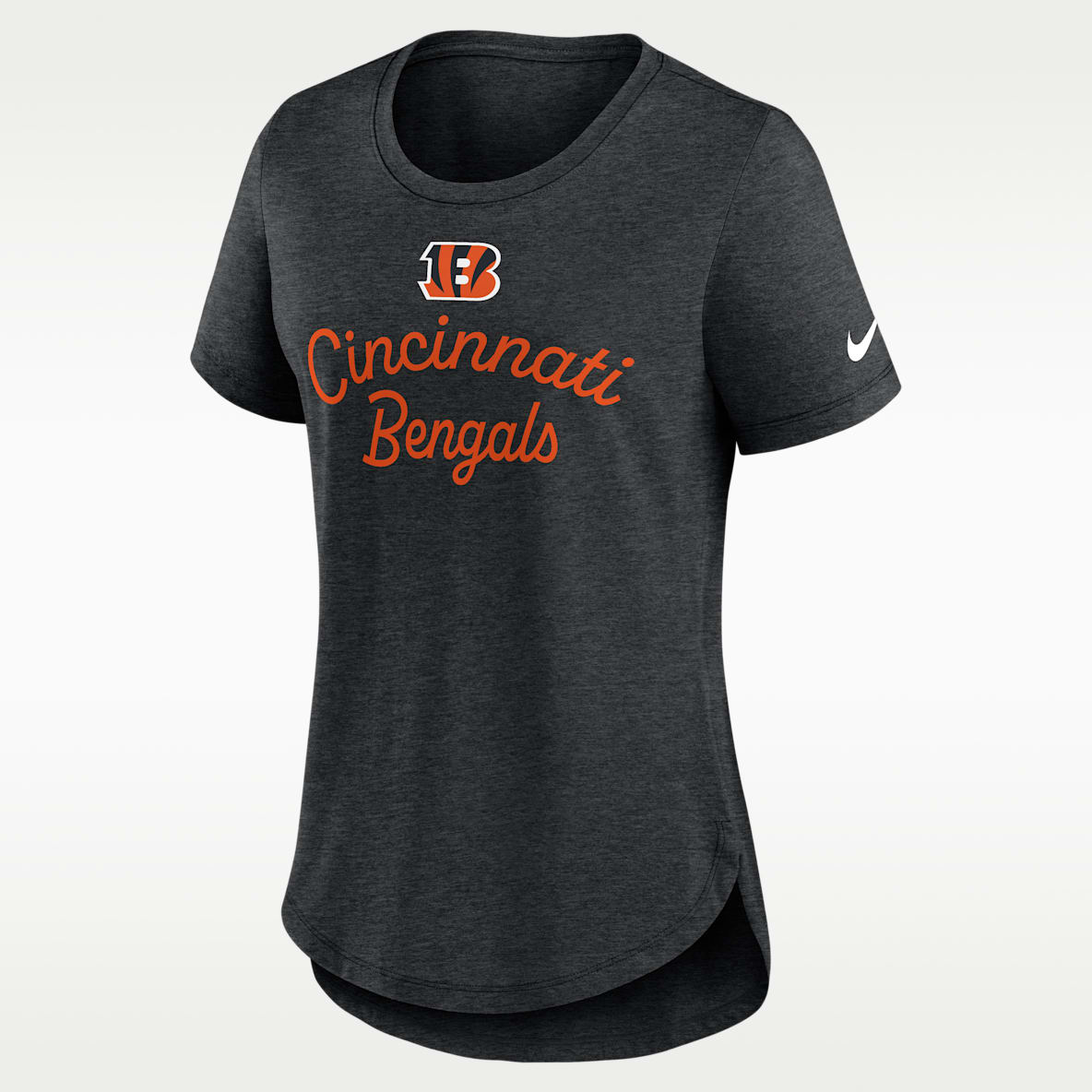 Cincinnati Bengals Script Playera Nike de la NFL para mujer