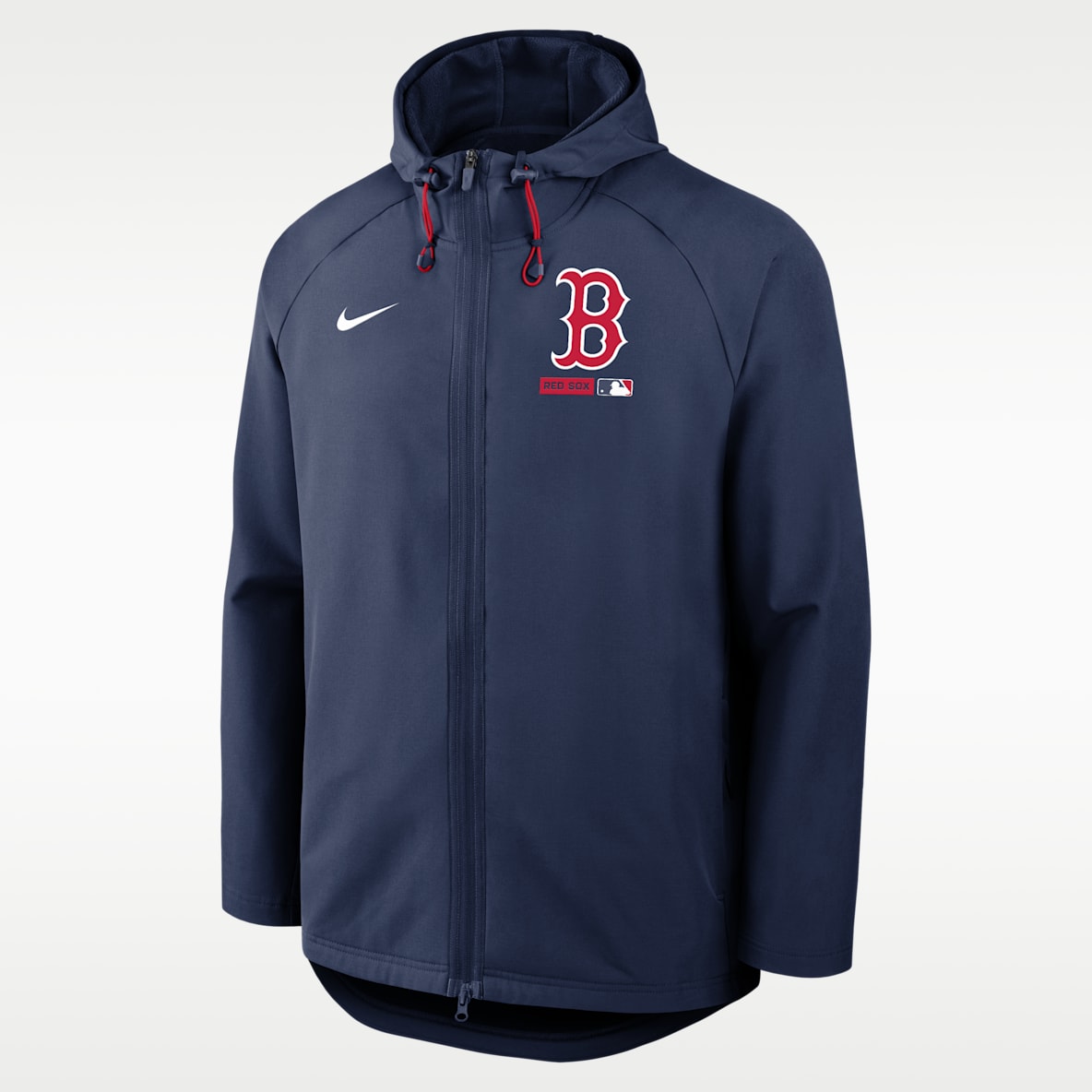 Boston Red Sox Authentic Collection Chamarra con gorro y cierre completo Nike Therma-FIT de la MLB para hombre