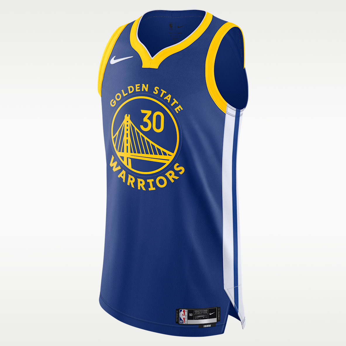 Stephen Curry Warriors Icon Edition 2020 Men's Nike NBA Authentic Jersey