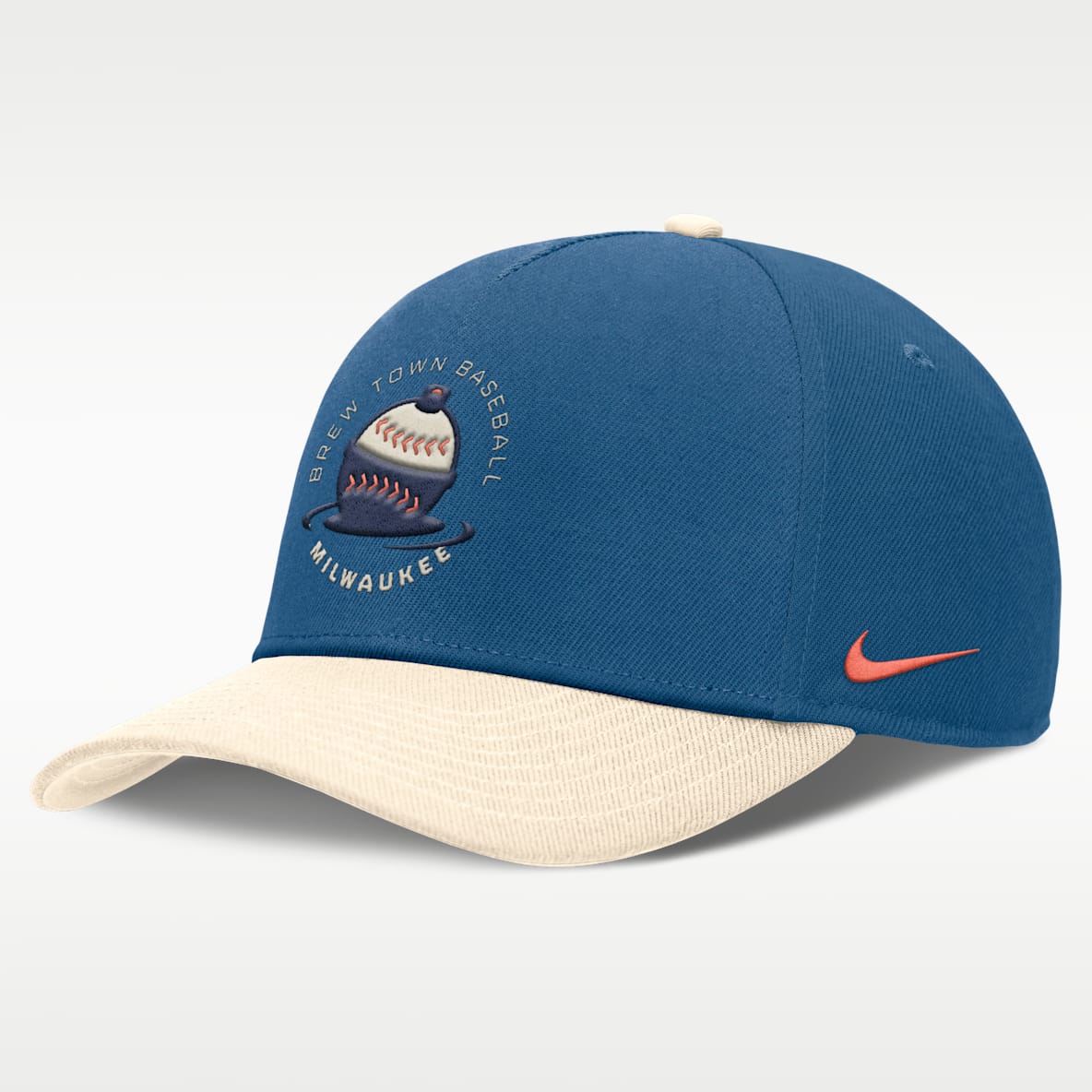 Milwaukee Brewers City Connect Rise Men's Nike Dri-FIT MLB A-Frame Adjustable Hat