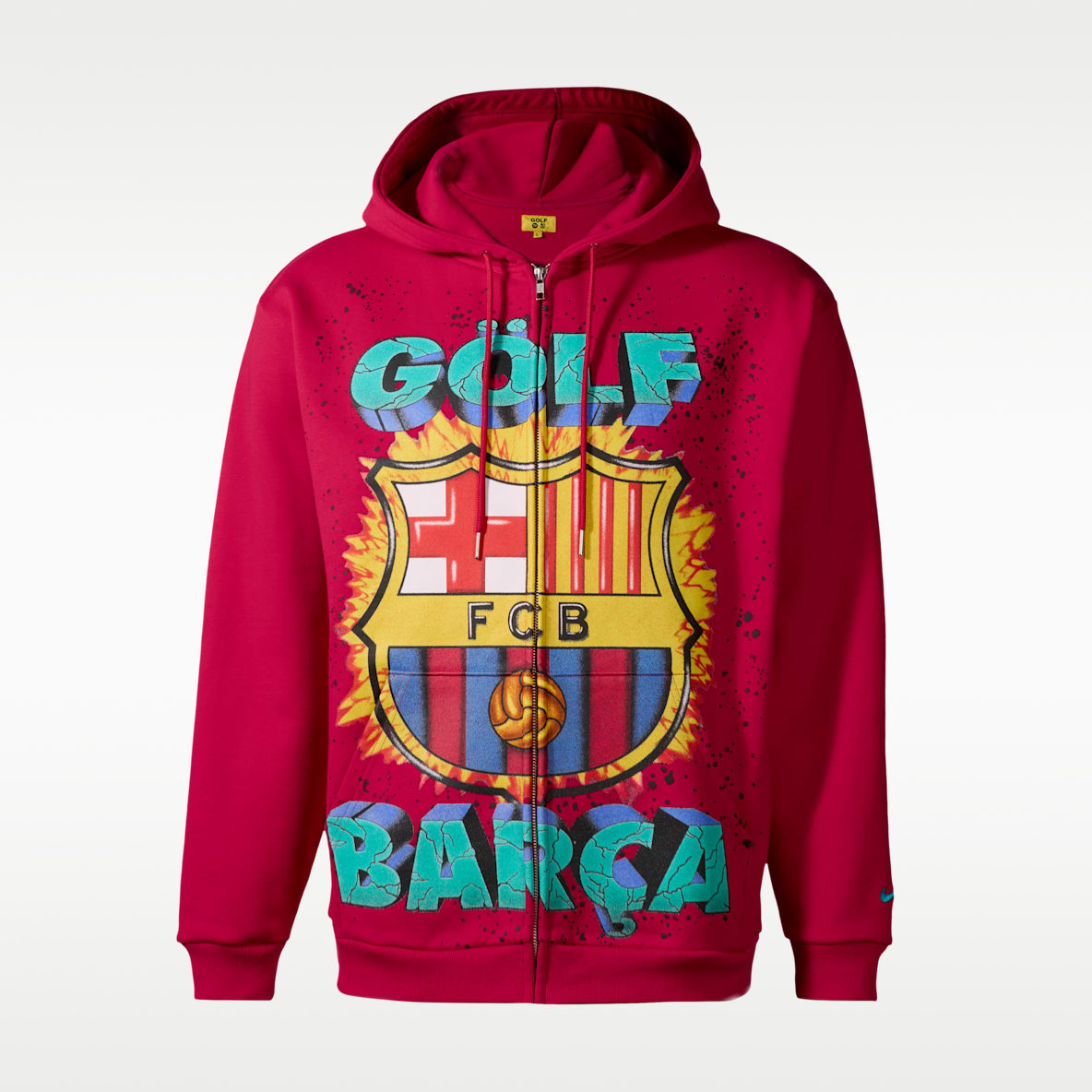 FC Barcelona x GOLF WANG Men's Nike Soccer Full-Zip Hoodie