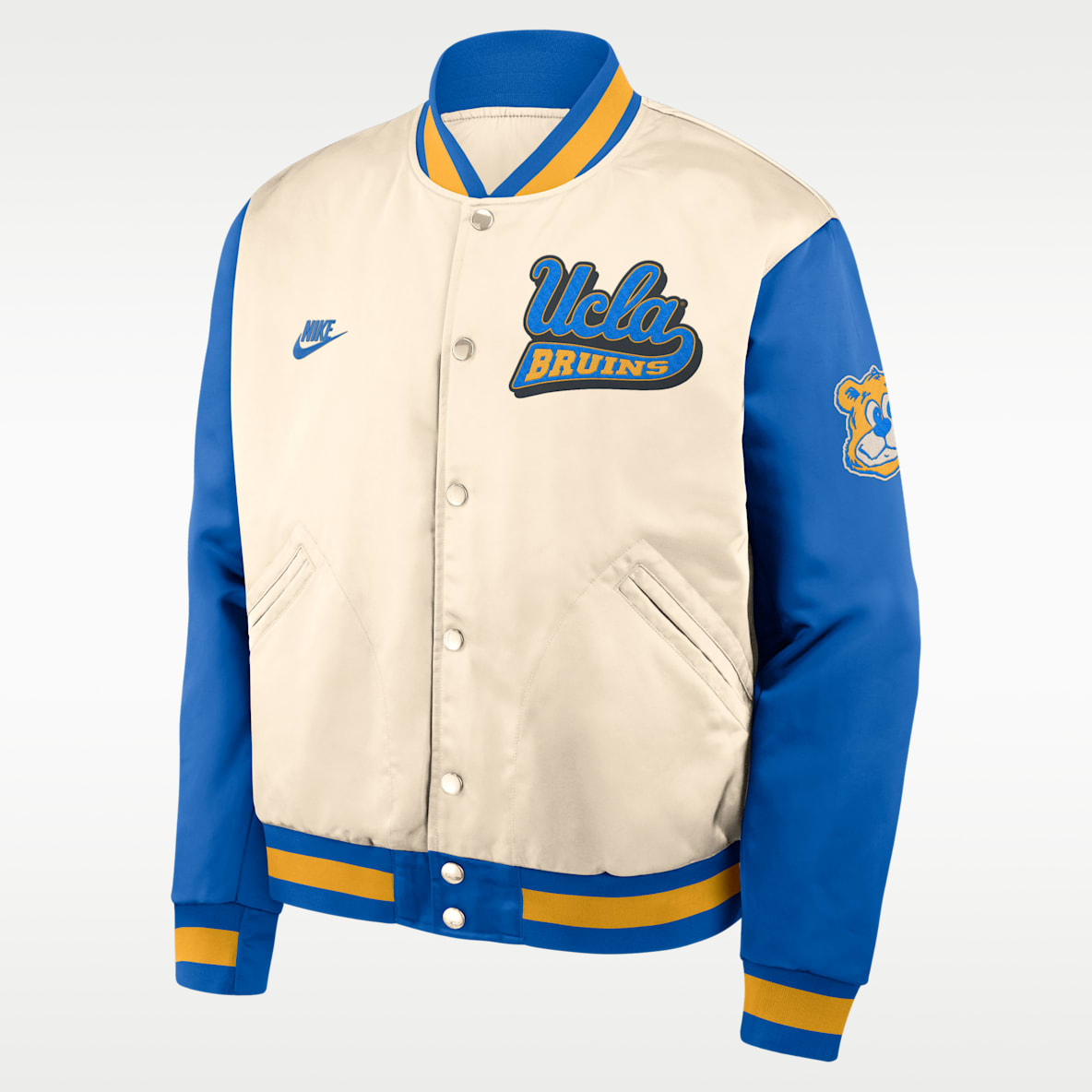 UCLA Legacy Men's Nike College Full-Snap Bomber Jacket