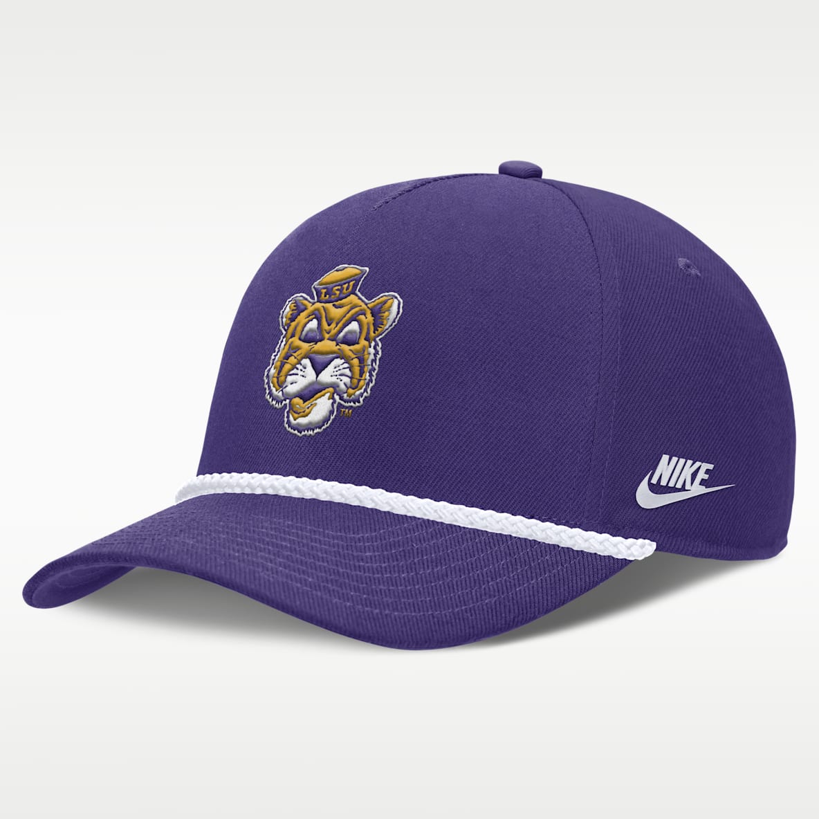 LSU Legacy Basketball Rope Rise Men's Nike College Adjustable Hat