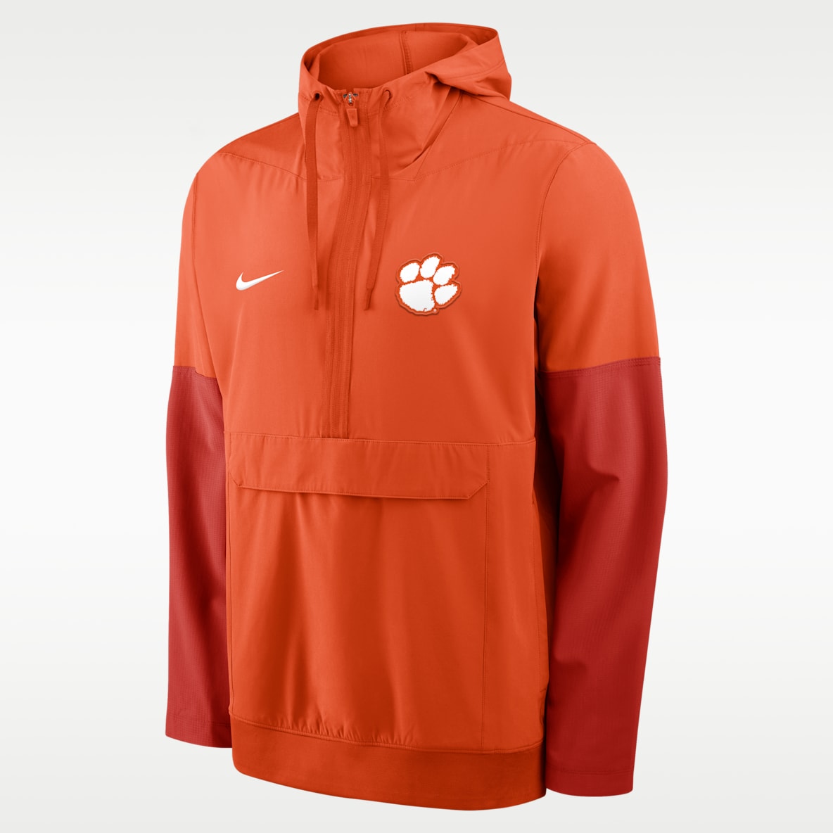Clemson Anorak Men's Nike College 1/2-Zip Hooded Jacket