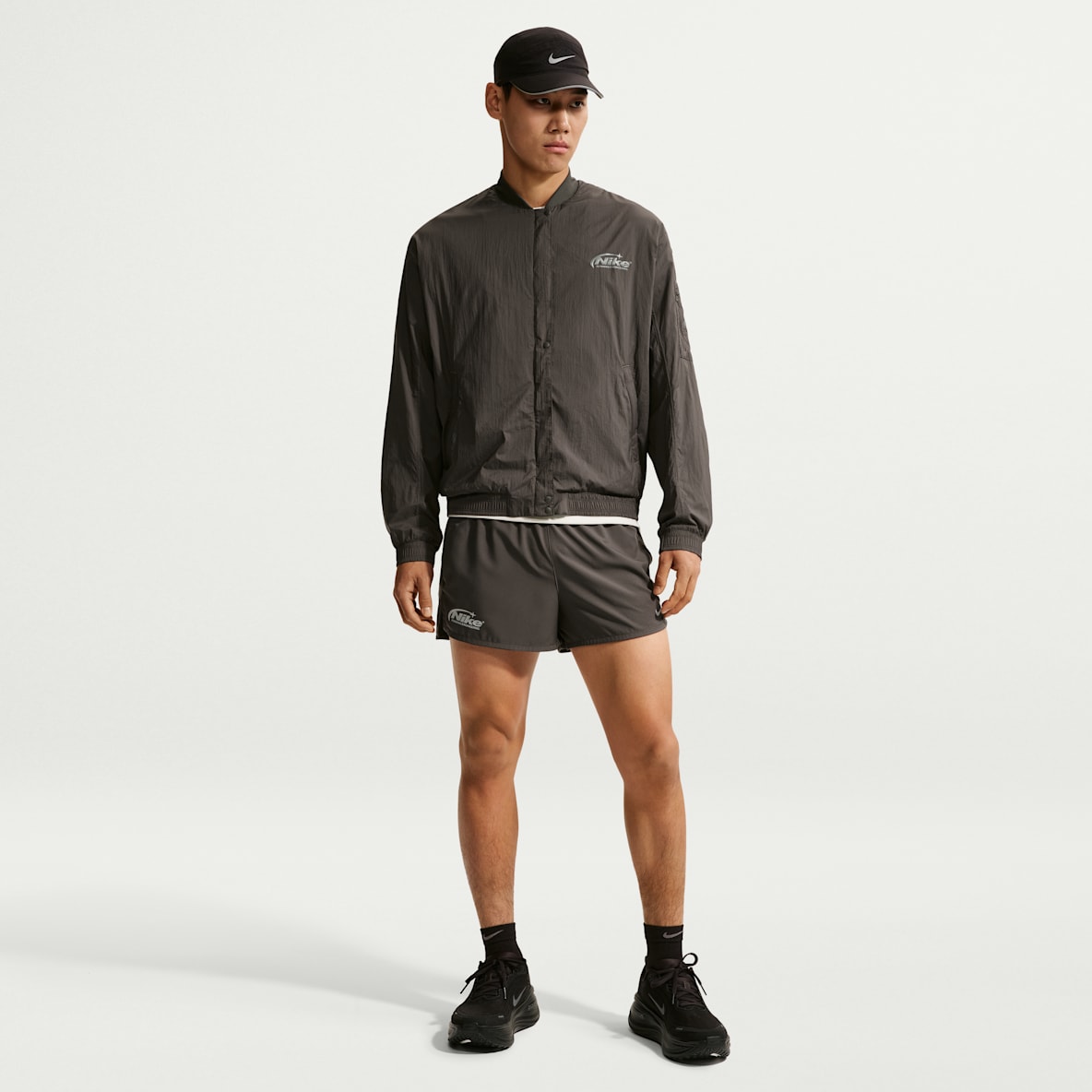 Nike メンズ Dri-FIT 8cm ランニングショートパンツ (インナー付き)