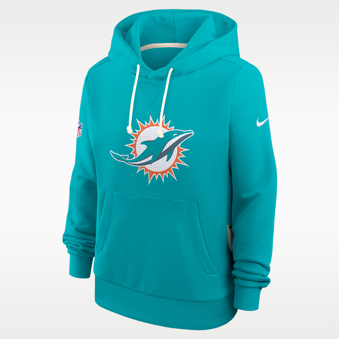 Miami Dolphins Sideline Women's Nike Dri-FIT NFL Pullover Hoodie