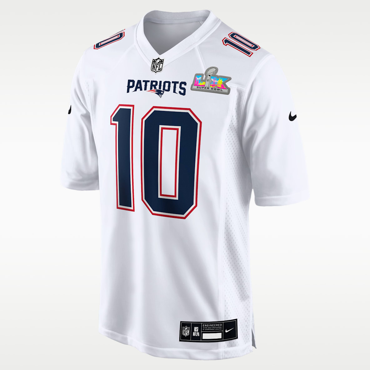 Drake Maye New England Patriots Super Bowl LX Men's Nike NFL Game Fashion Jersey