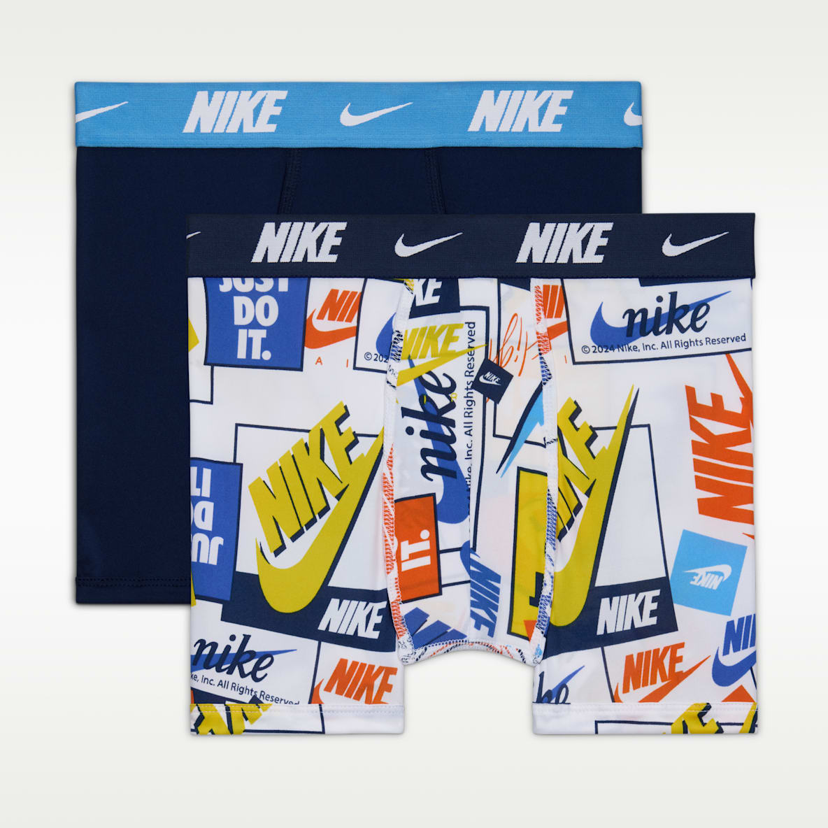 Nike Big Kids' Dri-FIT Printed Boxer Briefs (2-Pack)