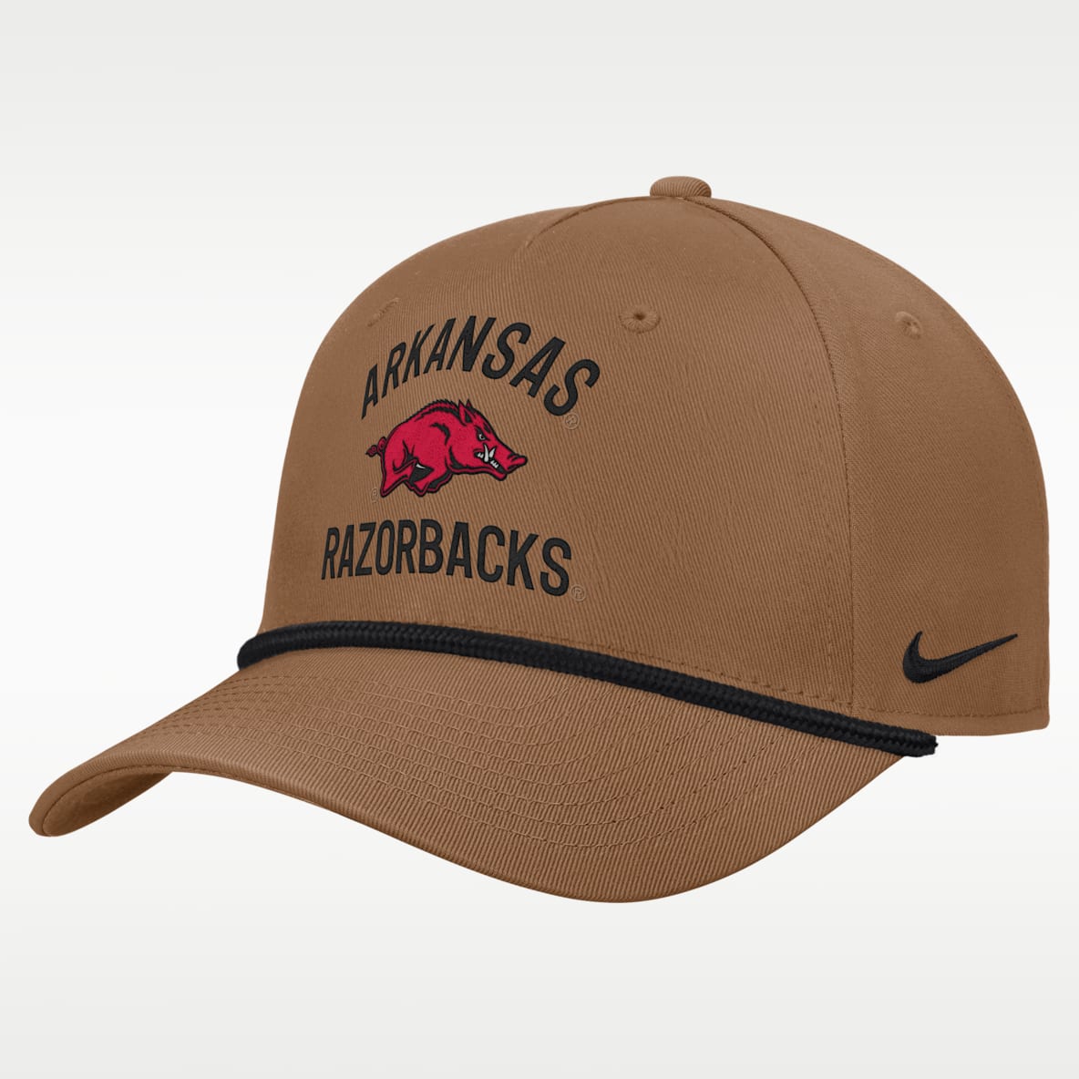 Arkansas 2026 Military Appreciation Rope Rise Gorra universitaria Nike ajustable para hombre