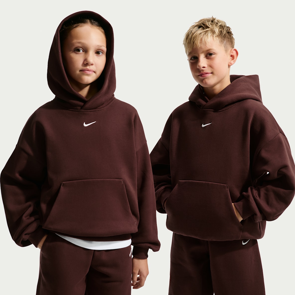 Nike Solo Swoosh Big Kids' Fleece Pullover Hoodie