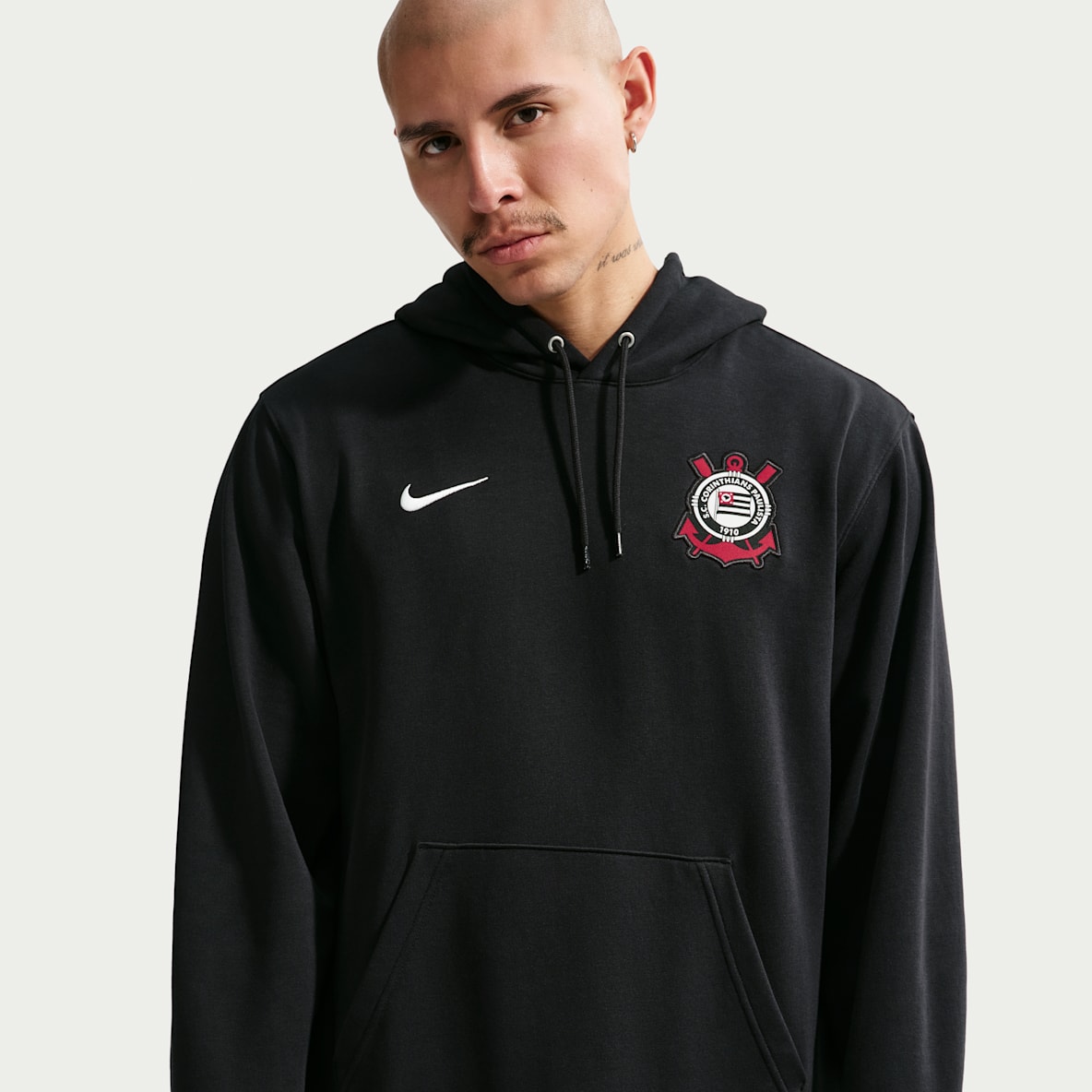 S.C. Corinthians Club Men's Nike Soccer French Terry Pullover Hoodie