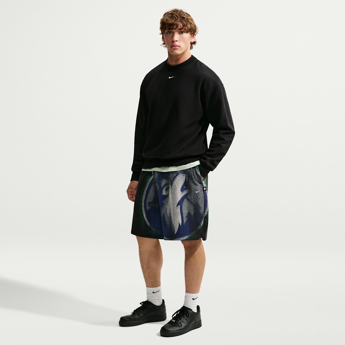 Minnesota Timberwolves Standard Issue Nike Fleece-Basketballshorts für Herren