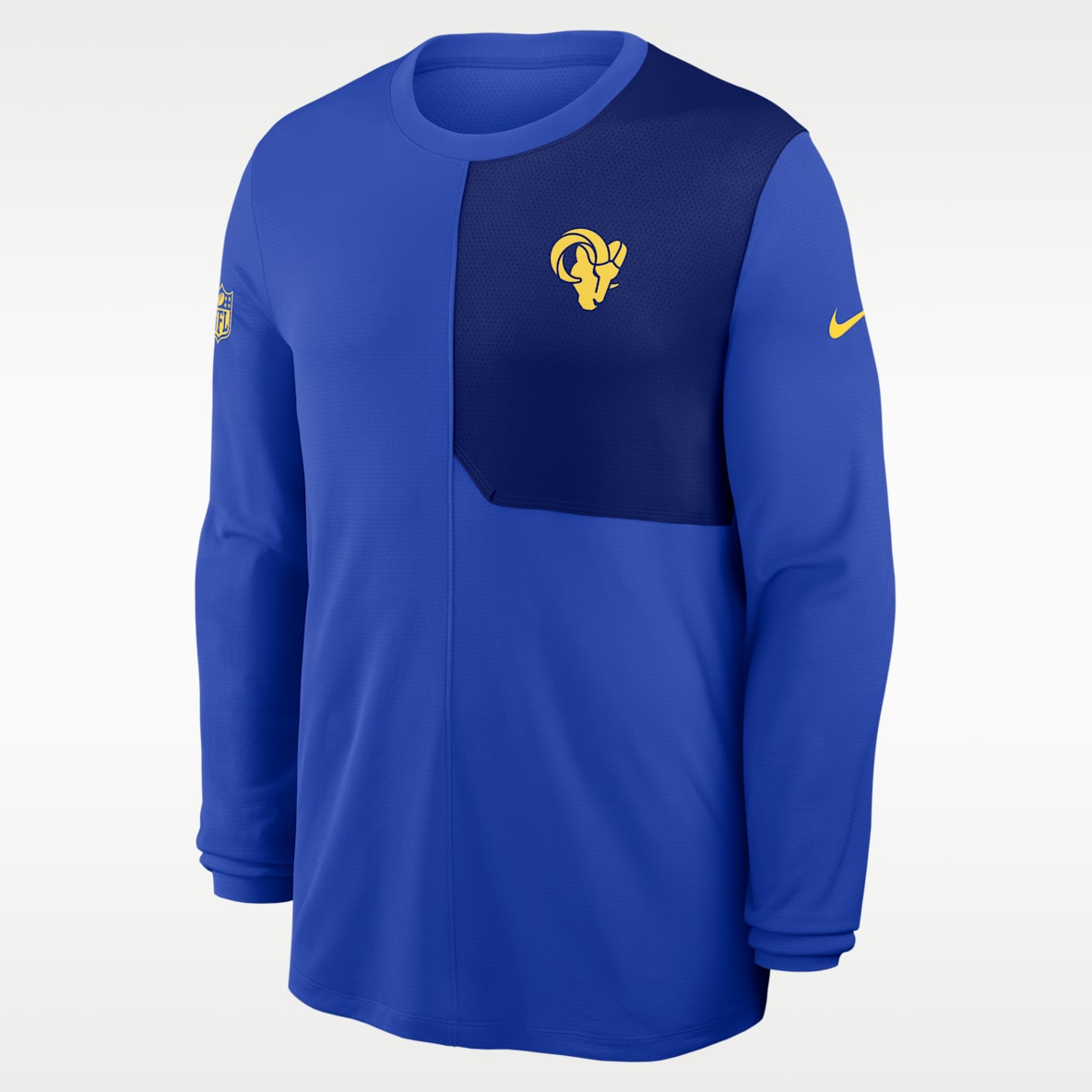 Los Angeles Rams Sideline Coach Men's Nike Dri-FIT NFL Long-Sleeve Top