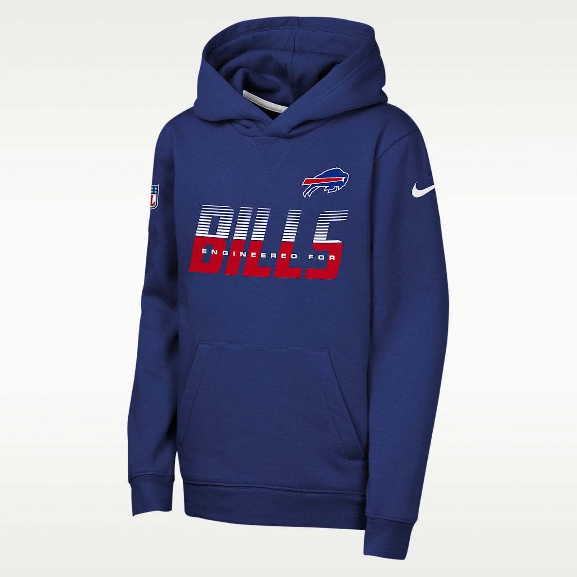 Buffalo Bills Sideline Big Kids' Nike NFL Pullover Hoodie