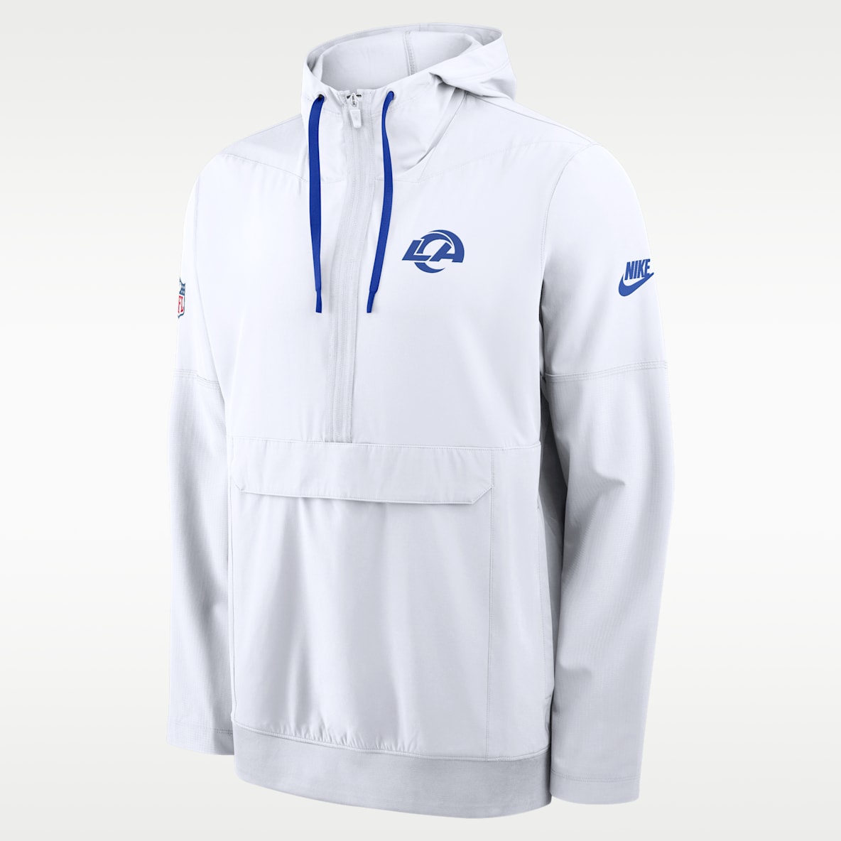 Los Angeles Rams Alt Anorak Men's Nike NFL 1/2-Zip Hooded Jacket