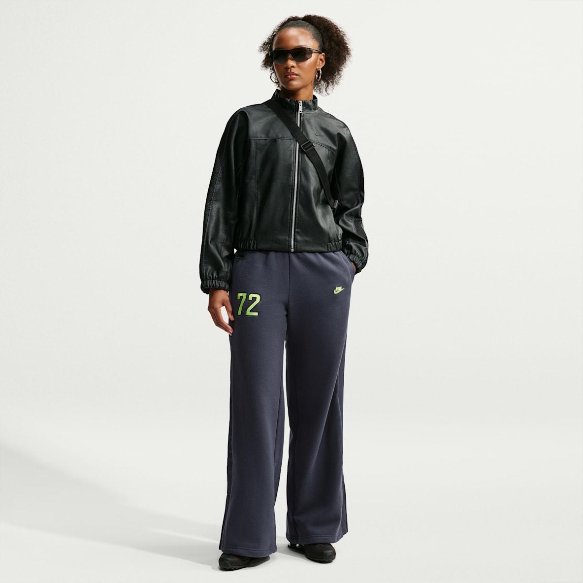 Nike Studio Fleece Medium Weight Women's Mid-Rise Wide-Leg Pants