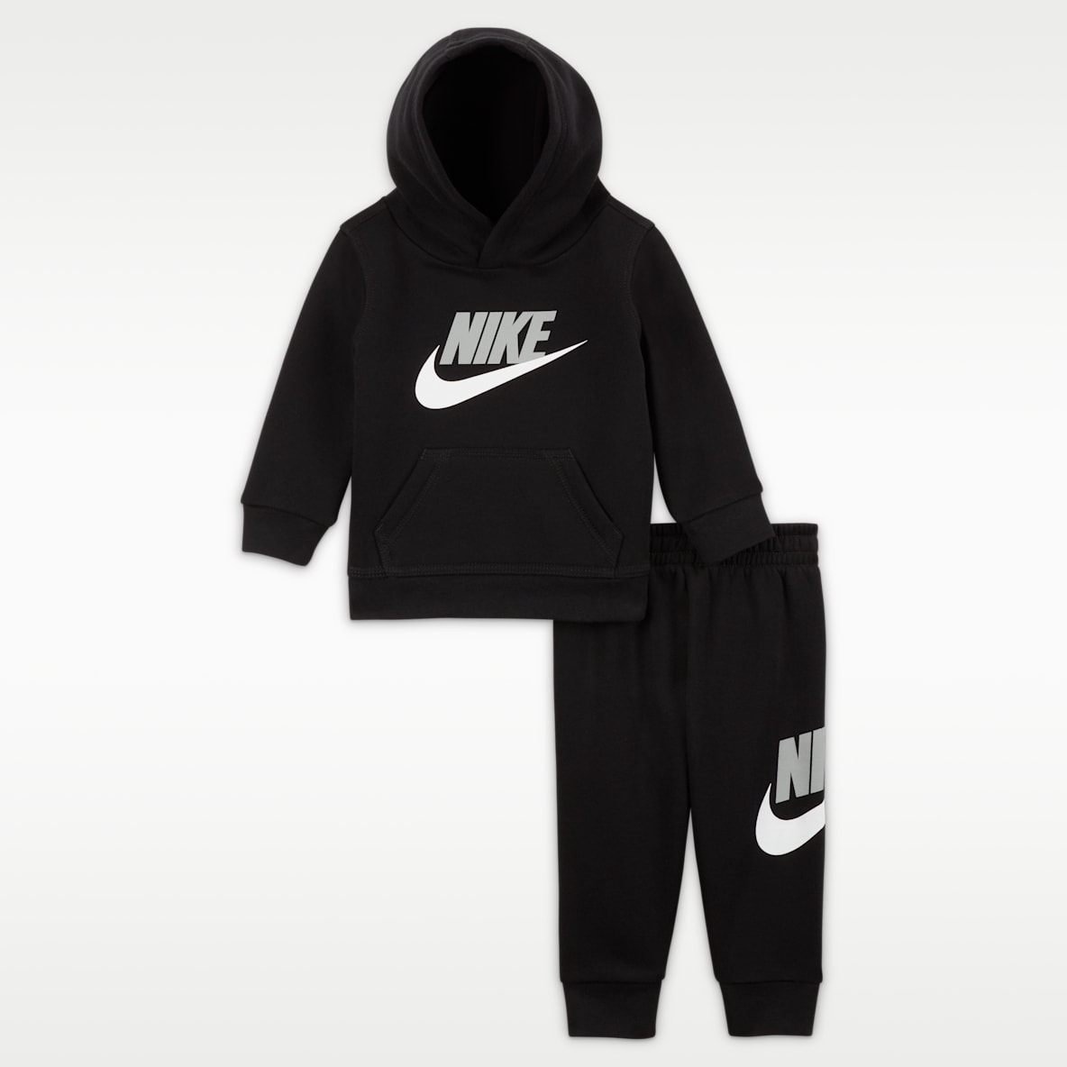 Nike Sportswear Club Fleece Conjunto de hoodie e calças para bebé (12–24 meses)