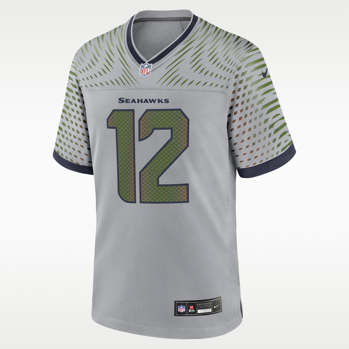 12s Seattle Seahawks Rivalries Collection Men’s Nike NFL Game Jersey