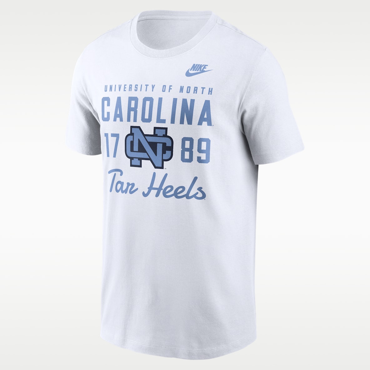 North Carolina Legacy Stacked Est Playera universitaria Nike para hombre