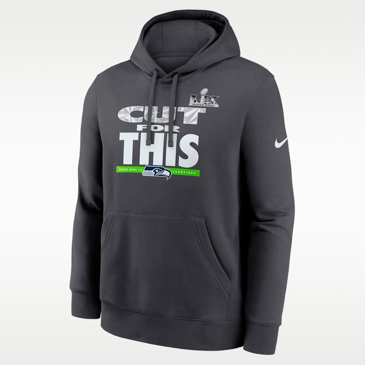 Seattle Seahawks Super Bowl LX Champions Pickoff Move Parade Club Men's Nike NFL Pullover Hoodie