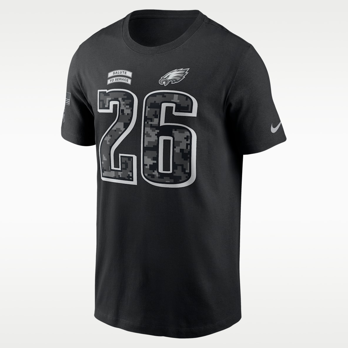 Saquon Barkley Philadelphia Eagles Salute to Service Men's Nike NFL T-Shirt