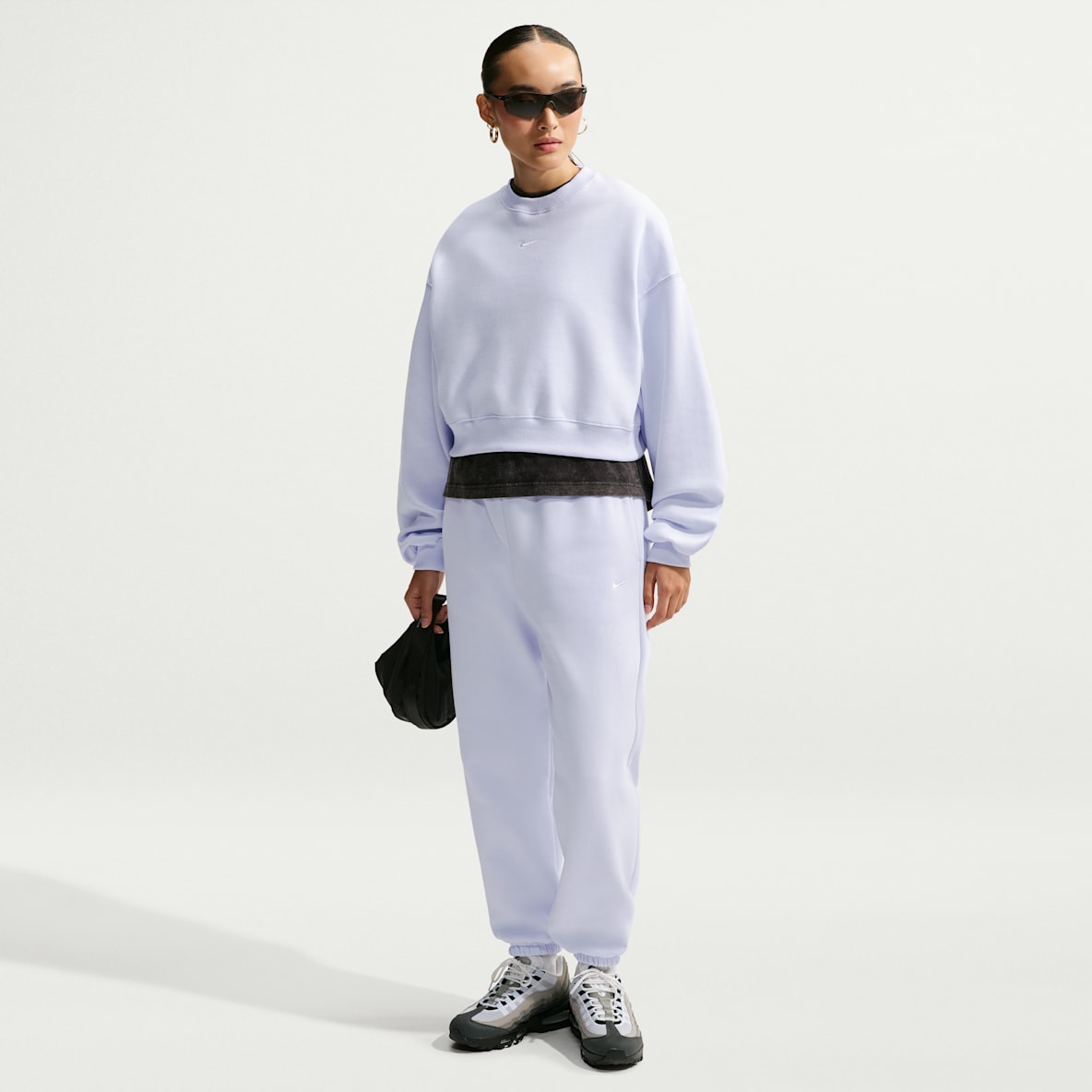Nike Studio Fleece Medium Weight Women's High-Rise Oversized Cuffed Pants