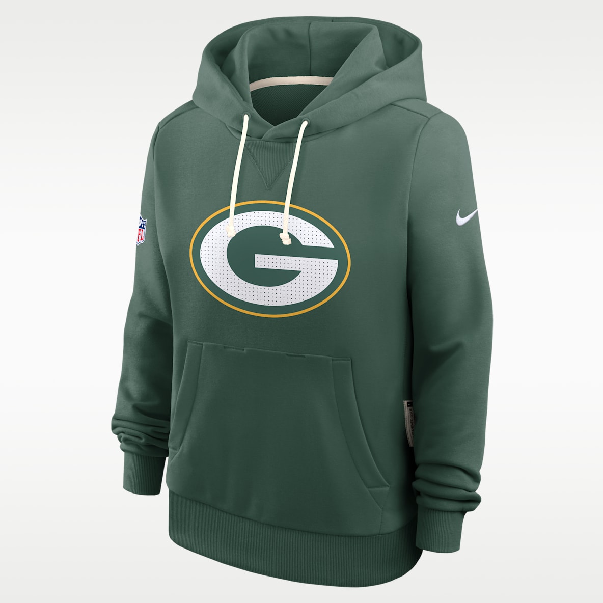 Green Bay Packers Sideline Women's Nike Dri-FIT NFL Pullover Hoodie