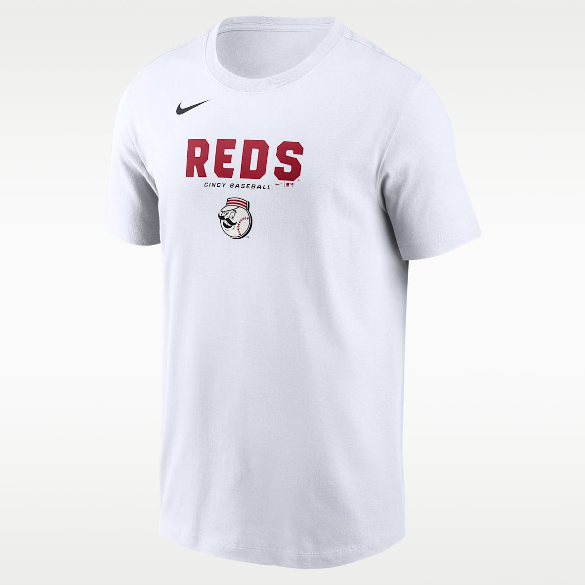 Cincinnati Reds Bold Team Name Men's Nike MLB T-Shirt