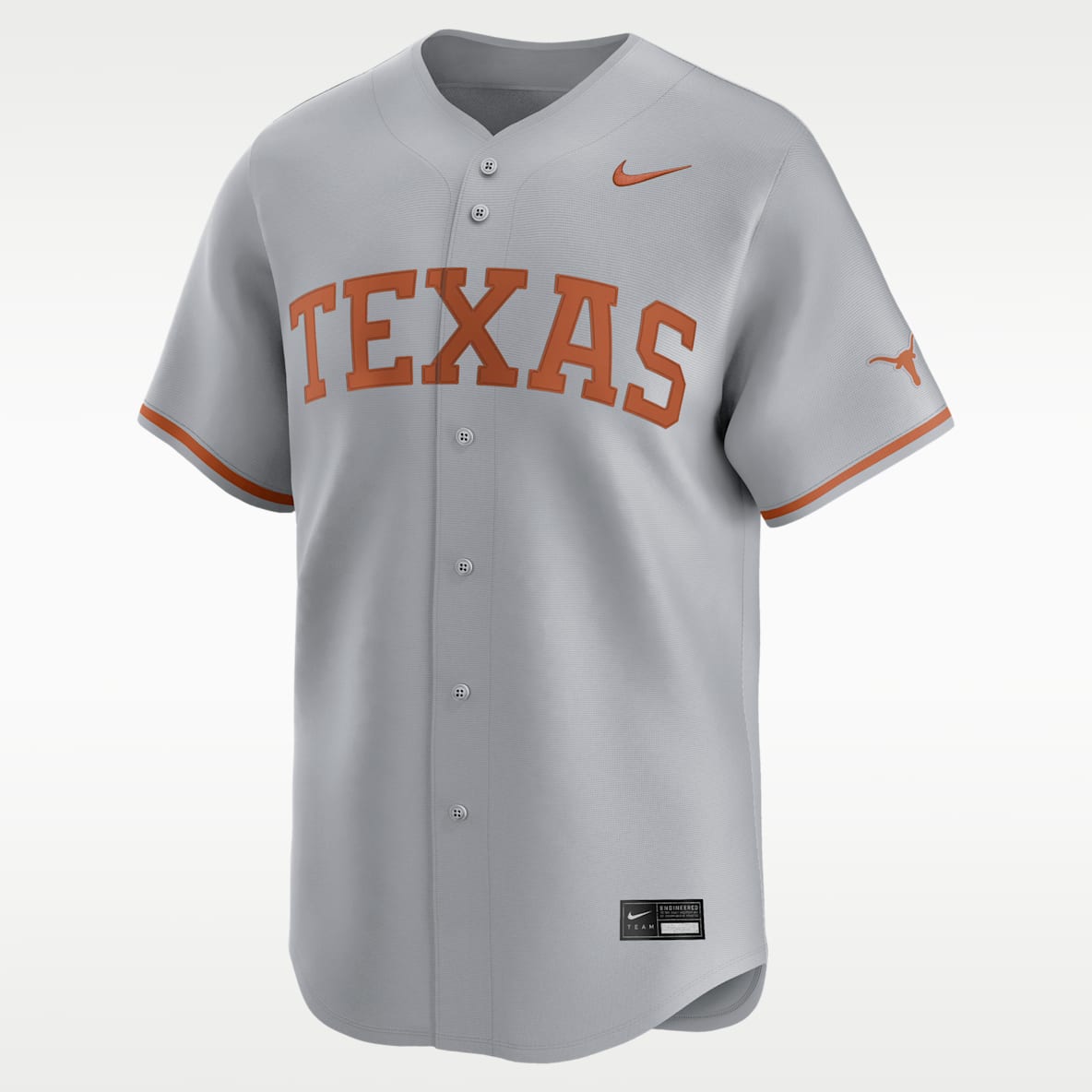 Texas Wordmark Men's Nike College Limited Baseball Jersey