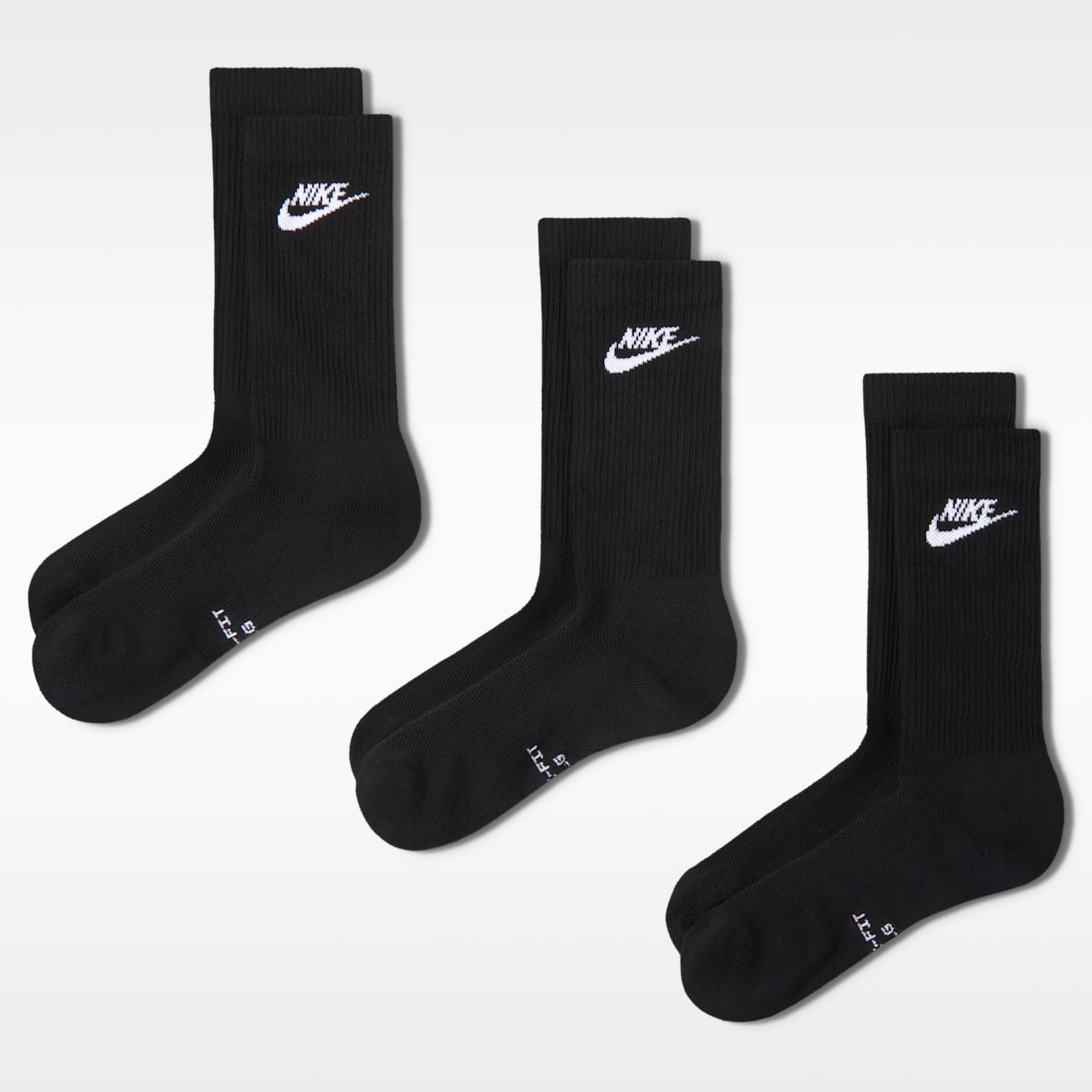 Nike Everyday Elevated Crew Socks (3 Pairs)