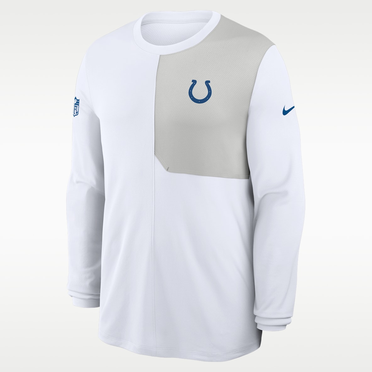 Indianapolis Colts Sideline Coach Men's Nike Dri-FIT NFL Long-Sleeve Top