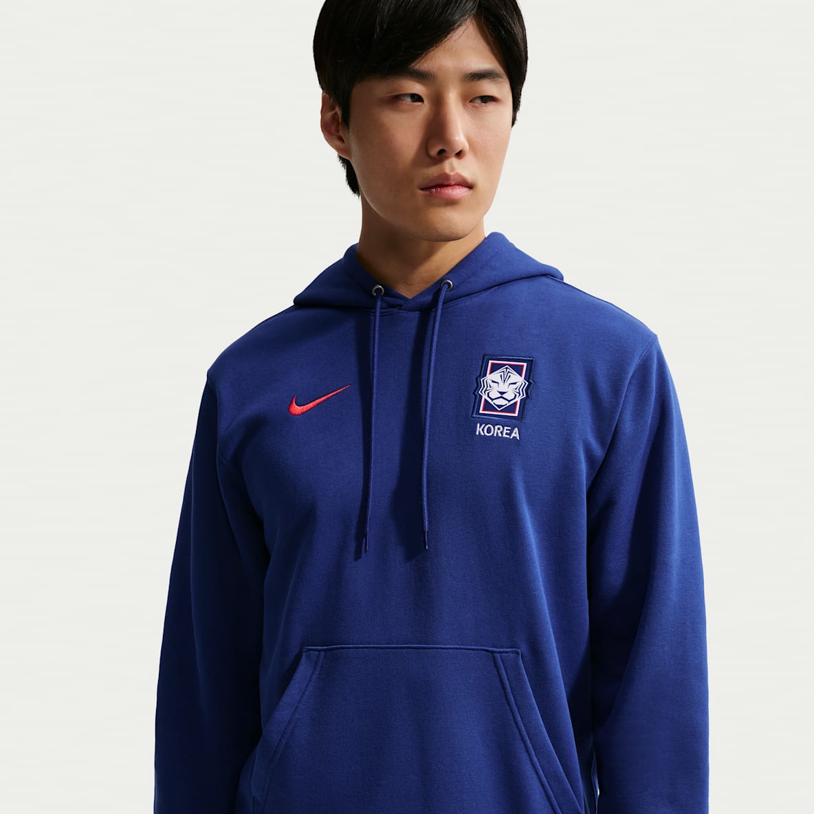 대한민국 클럽 남성 나이키 축구 프렌치 테리 풀오버 후디