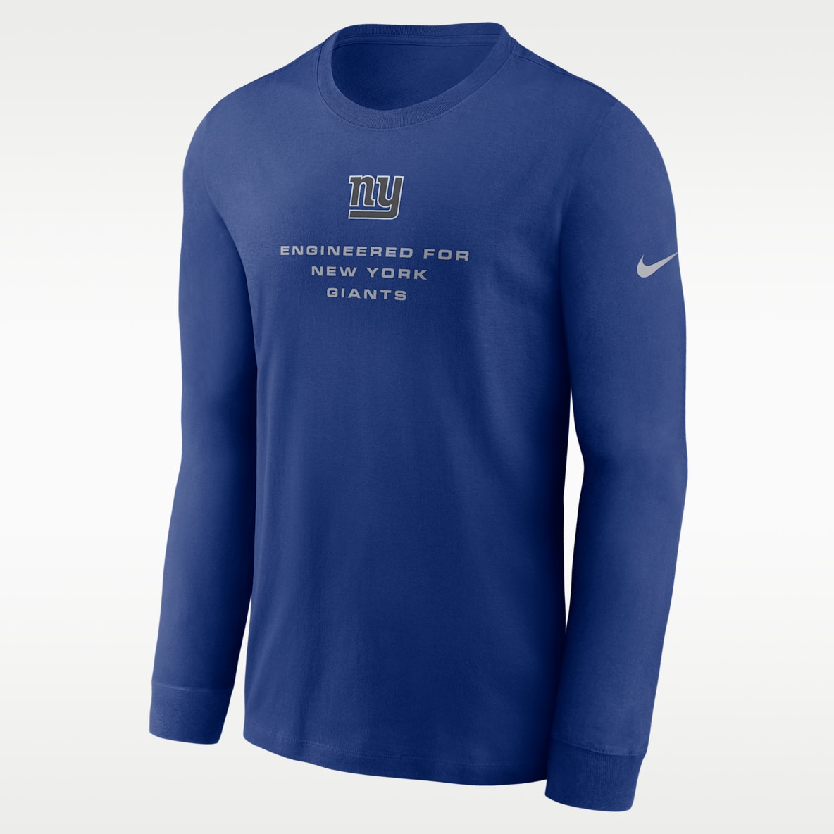 New York Giants Team Issue Men's Nike Dri-FIT NFL Long-Sleeve T-Shirt