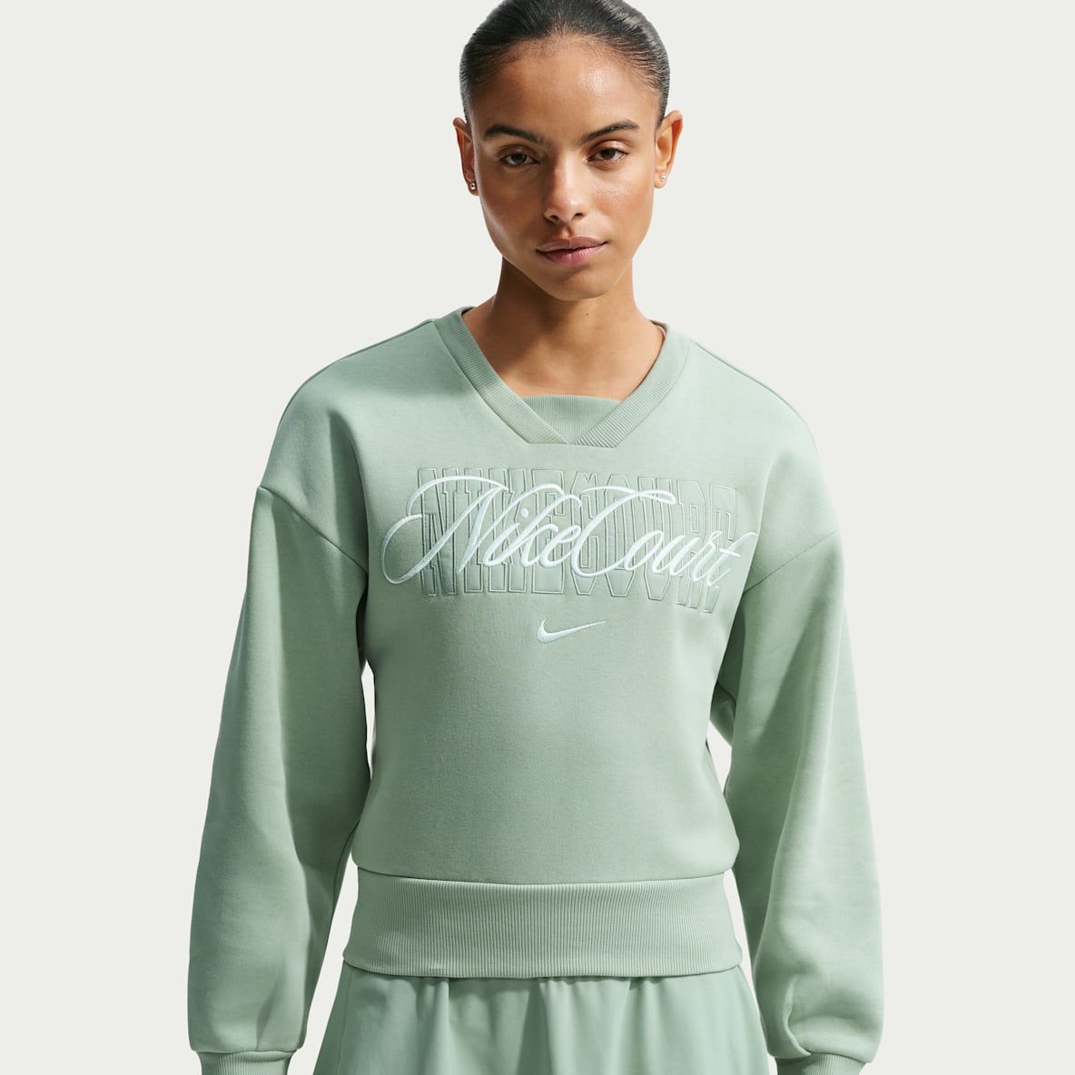 NikeCourt Kollektion Tennisoberteil mit Rundhalsausschnitt (Damen)
