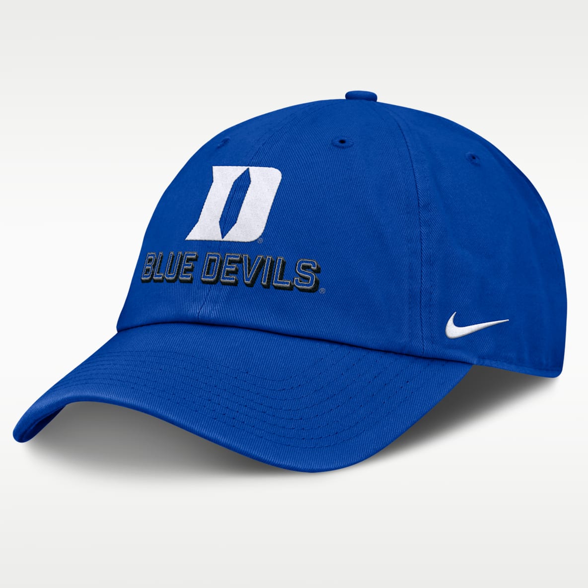 Duke On-Field Club Gameday Gorra universitaria Nike ajustable para hombre
