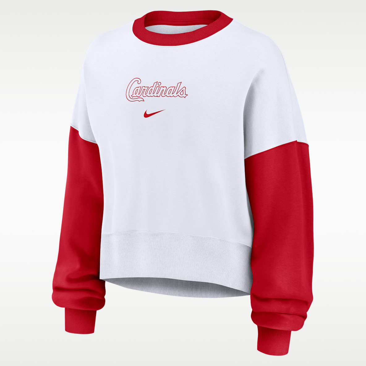 St. Louis Cardinals Primary Women's Nike MLB Pullover Crew