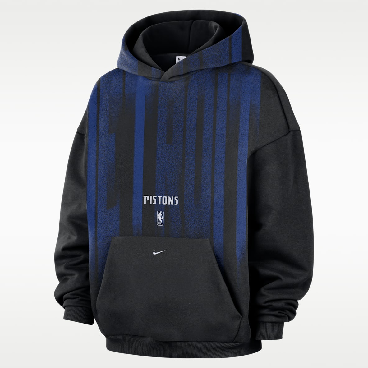 Detroit Pistons Standard Issue Men's Therma-FIT Fleece Basketball Hoodie